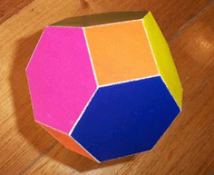 a truncated octahedral box