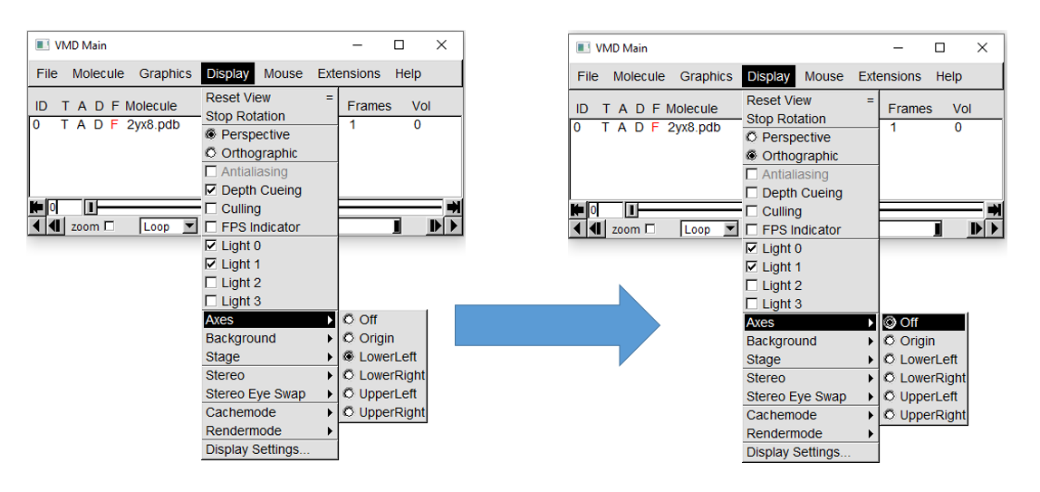 display settings